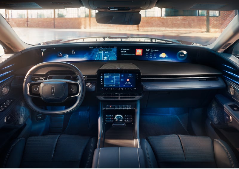 The panoramic display is shown in a 2024 Lincoln Nautilus® SUV. | Lincoln Demo 5 in Derwood MD